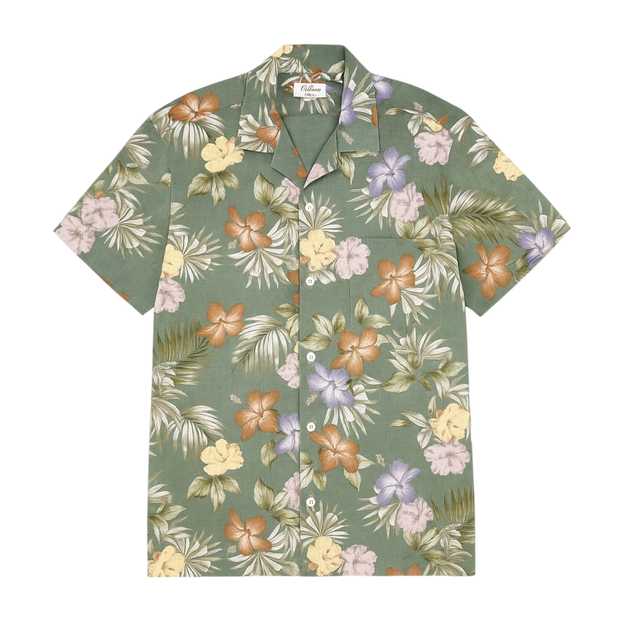 Camicia Palm Uomo Army - immagine 2
