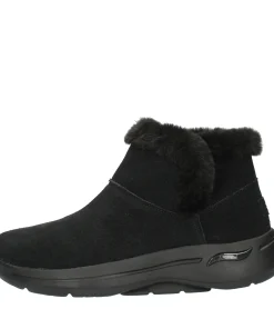 Skechers Go Walk Arch Fit Stivaletti neri con ecopelliccia