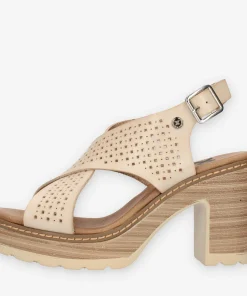 Xti Tentantions Sandali beige con tacco