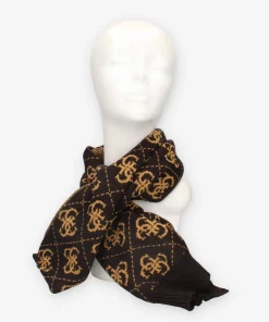 AM9468-POL03-BOC Guess Sciarpa marrone e beige da donna