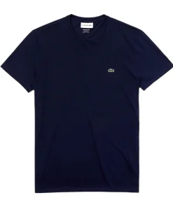T-shirt Classic In Pima Uomo Blue Navy