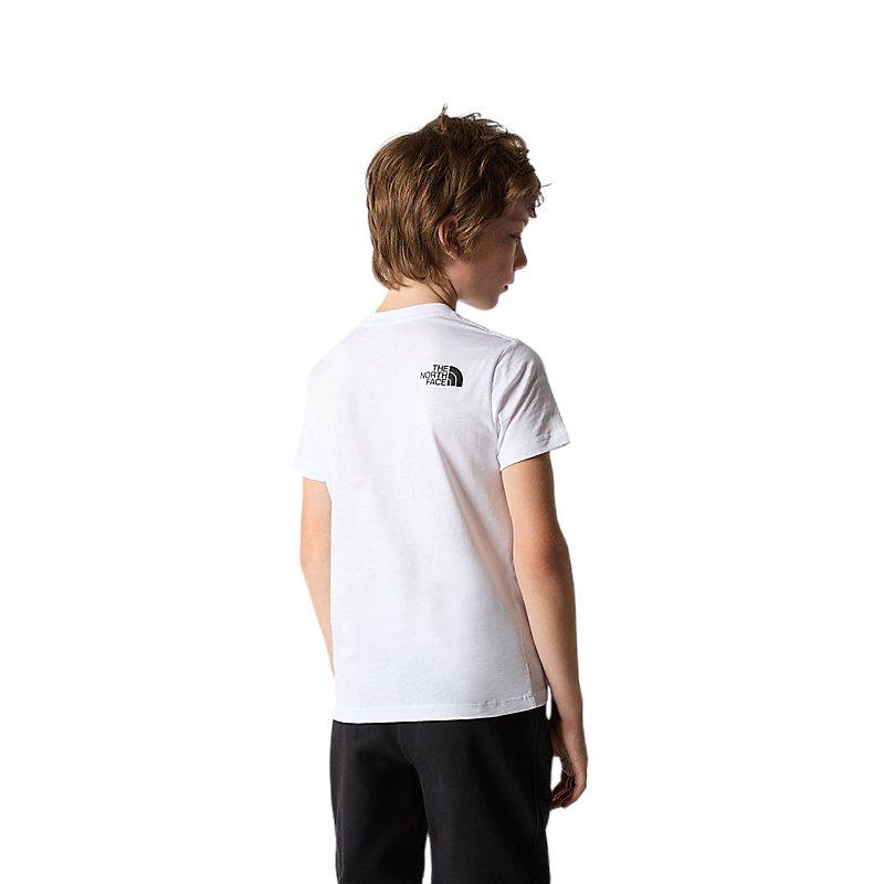 T-shirt Easy Bambino White/Black - immagine 5